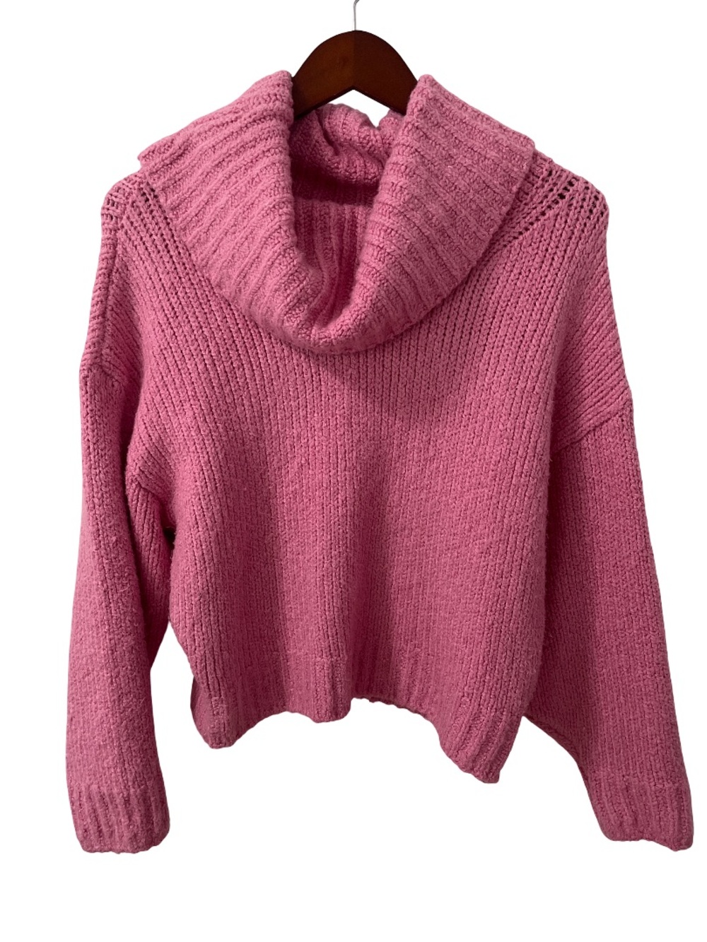 Pilcro Anthropologie XS Cowl Neck Slouchy Sweater Knit Pullover Oversized
